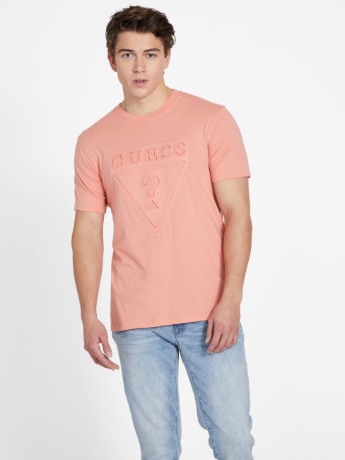 T-shirt à Col Ras Du Cou à Logo Guess Sun Florid