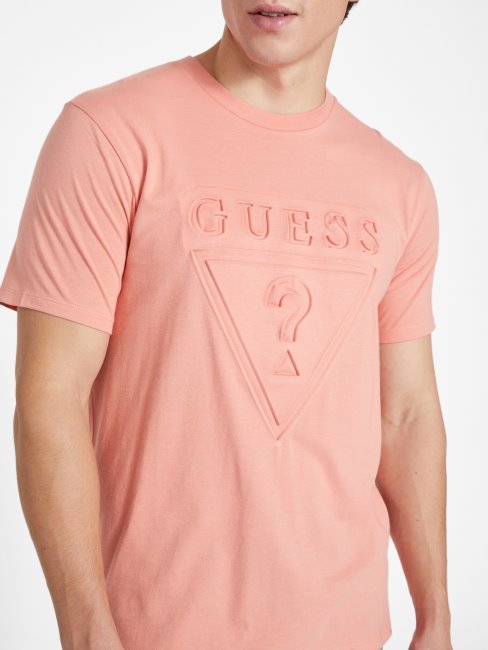 T-shirt à Col Ras Du Cou à Logo Guess Sun Florid