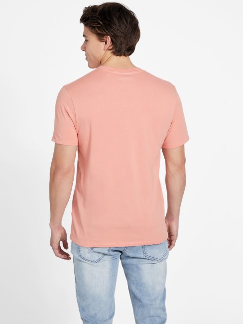 T-shirt à Col Ras Du Cou à Logo Guess Sun Florid