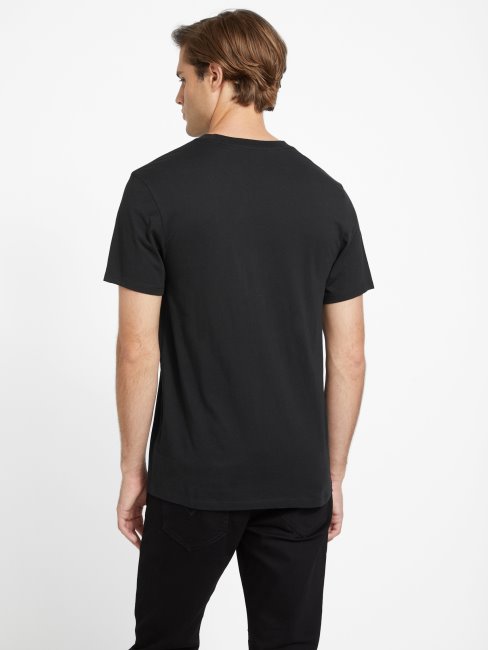 T-shirt à Tête De Mort Jasper Eco Noir Jet Guess
