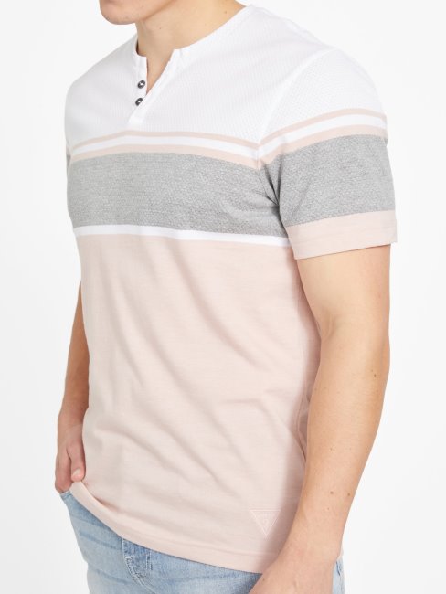 T-shirt Vapor Rose Multi Chucky Fendu à Rayures Guess