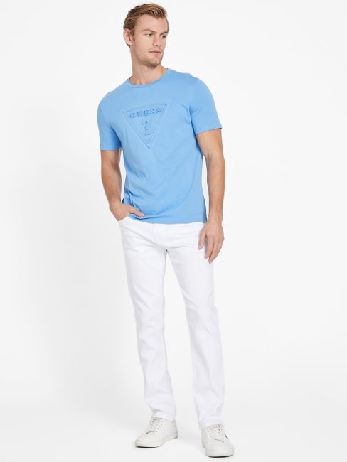 Tee Shirt Campanula Guess Echo Gustavo Ras Du Cou