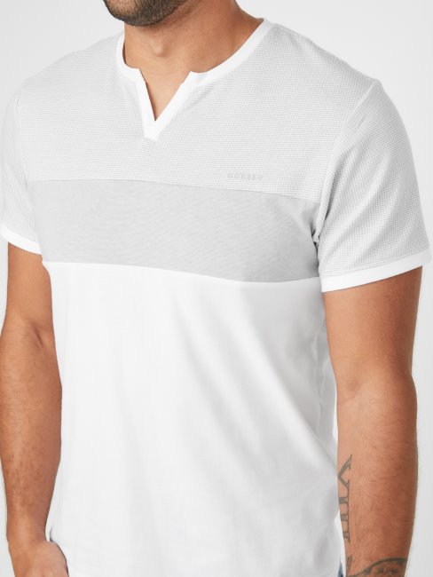 Franz Slit Tee Guess Blanc Pur