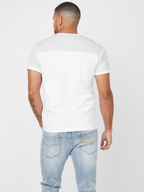 Franz Slit Tee Guess Blanc Pur