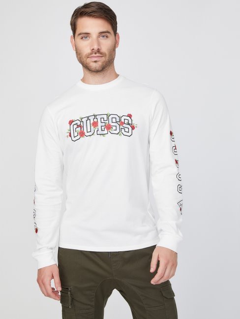 Col Ras Du Cou Avec Logo Guess Eco Knox Blanc Pur