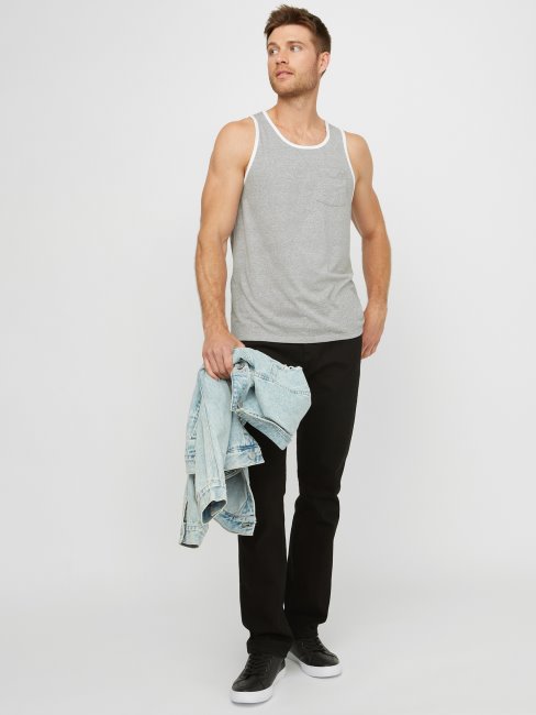 Vrai Blanc Multi Débardeur Roy Chiné Guess