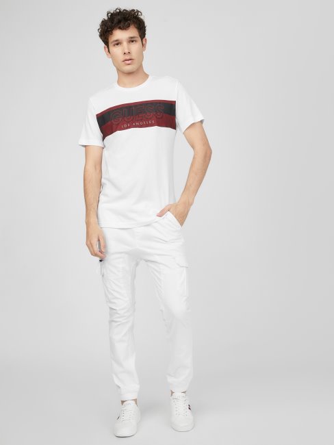 Tee Shirt Logo Arda Blanc Pur Guess