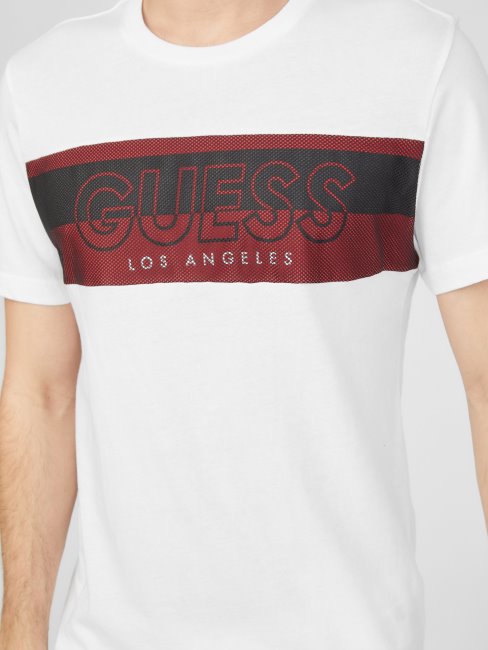 Tee Shirt Logo Arda Blanc Pur Guess