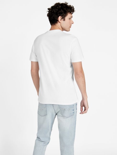 Tee Shirt Logo Berrie Guess Blanc Pur