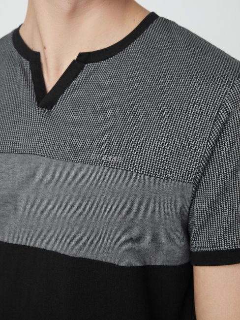 Franz Slit Tee Guess Noir De Jais