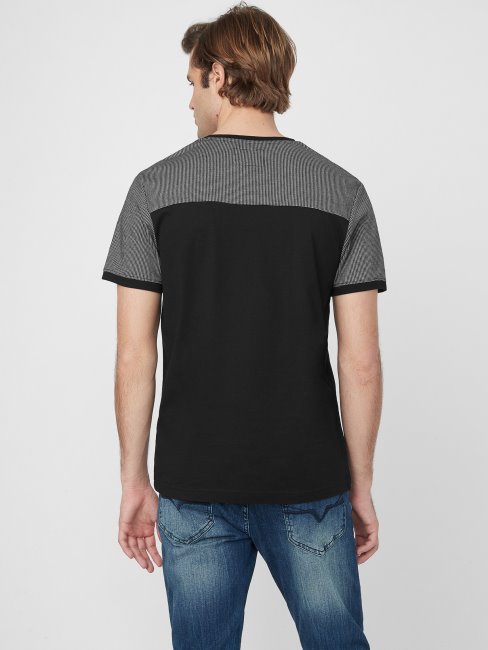 Franz Slit Tee Guess Noir De Jais