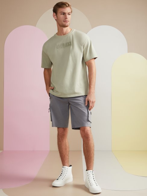 Karius Popeline Short Guess Gris Aimant