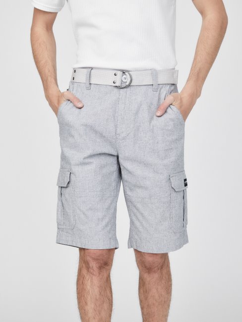 Short Cargo Texturé Guess Karl Gris Céleste