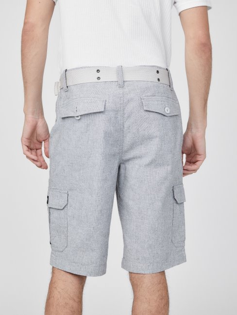 Short Cargo Texturé Guess Karl Gris Céleste