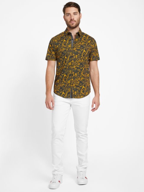 Chemise Imprimée Whitney Guess Noir De Jais