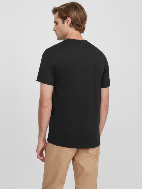 Tee Shirt Guess Eco Lords Noir De Jais