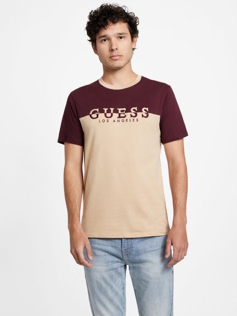 T-shirt à Col Rond Avec Logo Davion Guess G118