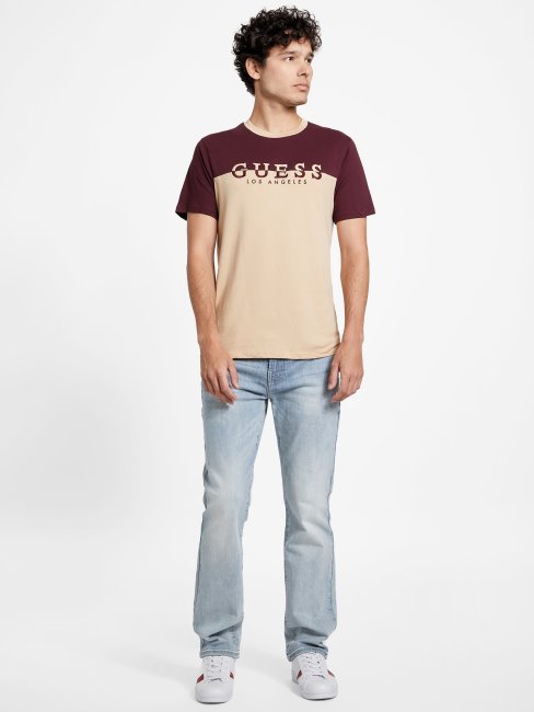 T-shirt à Col Rond Avec Logo Davion Guess G118