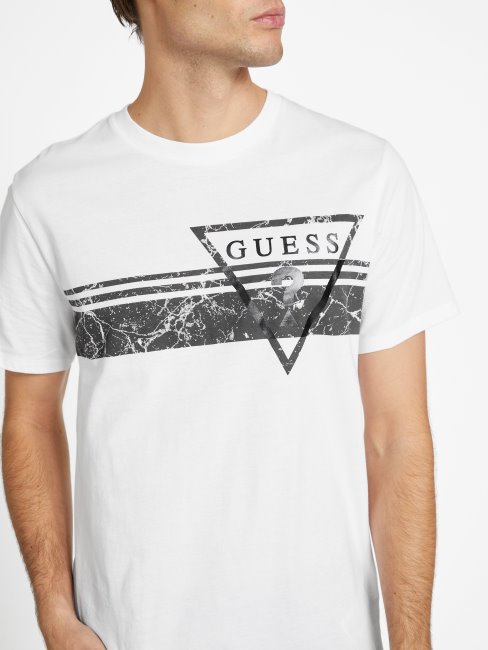 T-shirt à Col Rond Avec Logo Pekah Blanc Pur