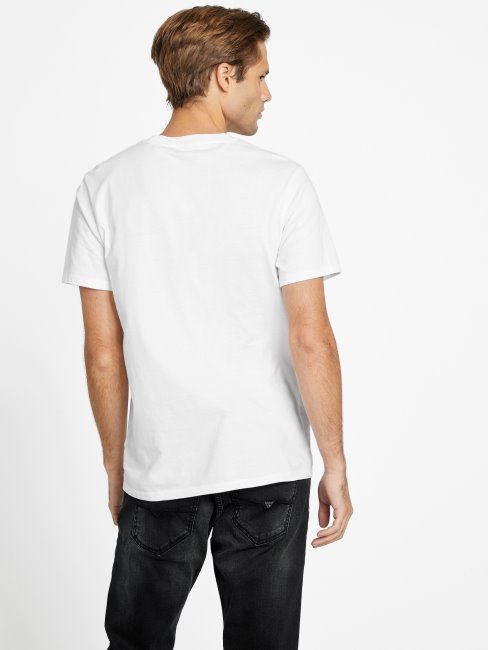 T-shirt à Col Rond Avec Logo Pekah Blanc Pur