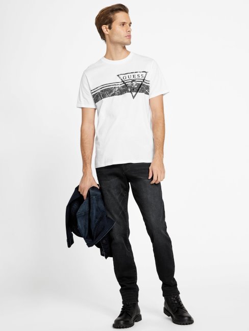 T-shirt à Col Rond Avec Logo Pekah Blanc Pur