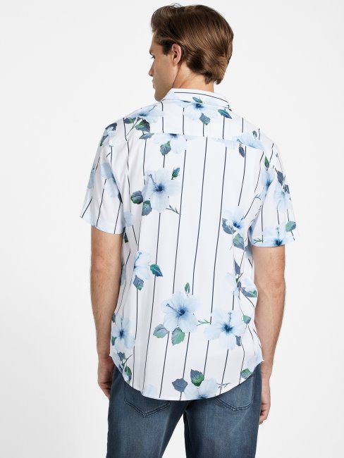 Chemise Guess Blanc Pur Imprimé Rai