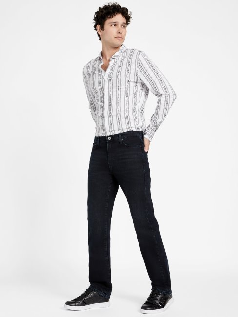 Guess Pure White Wiler Chain Chemise Graphique