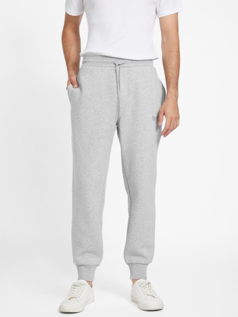 Guess Eco Harvey Logo Jogging Gris Clair Chiné