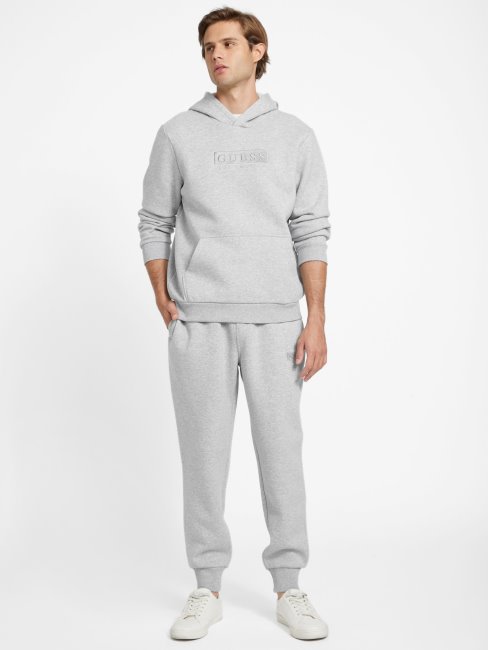 Guess Eco Harvey Logo Jogging Gris Clair Chiné