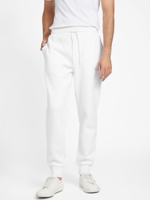 Blanc Pur Pantalon De Jogging Eco Harvey Logo Guess