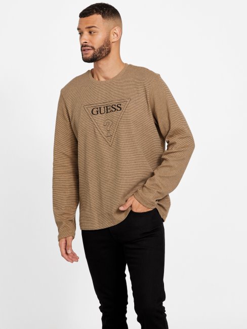 Tomas Crewneck Guess Taupe Grillé
