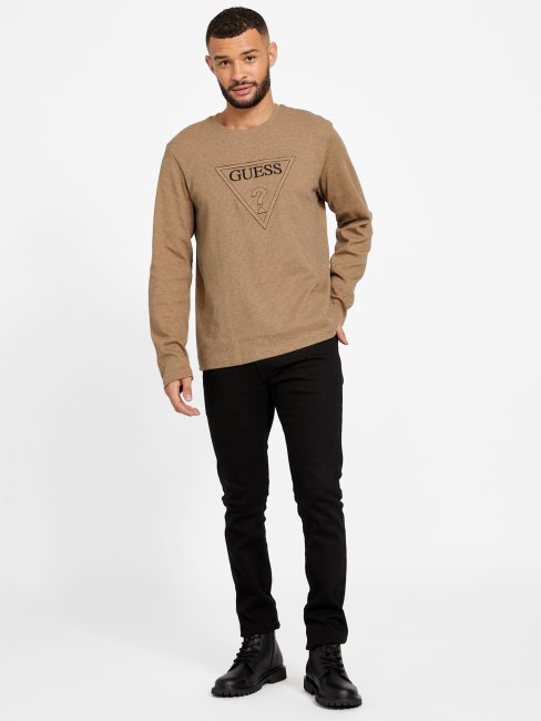Tomas Crewneck Guess Taupe Grillé