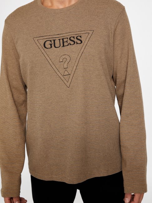 Tomas Crewneck Guess Taupe Grillé