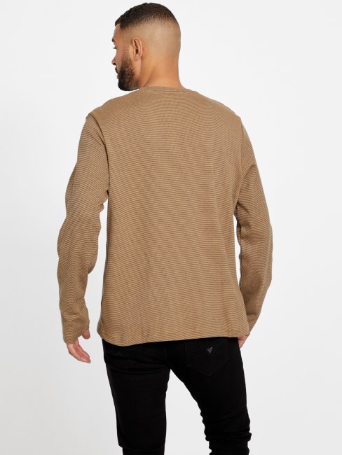 Tomas Crewneck Guess Taupe Grillé