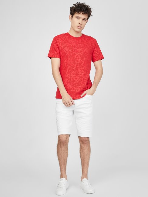 Nerwen Logo Tee Guess Rugby Rouge