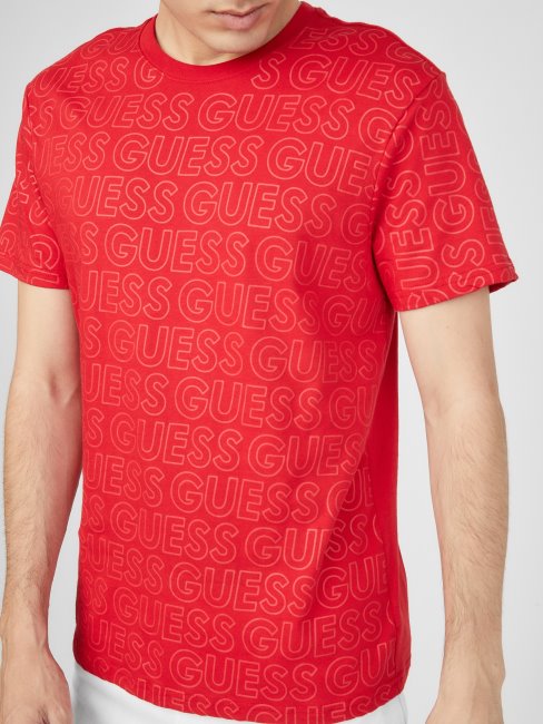 Nerwen Logo Tee Guess Rugby Rouge