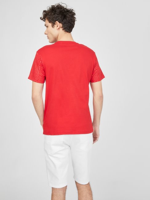 Nerwen Logo Tee Guess Rugby Rouge