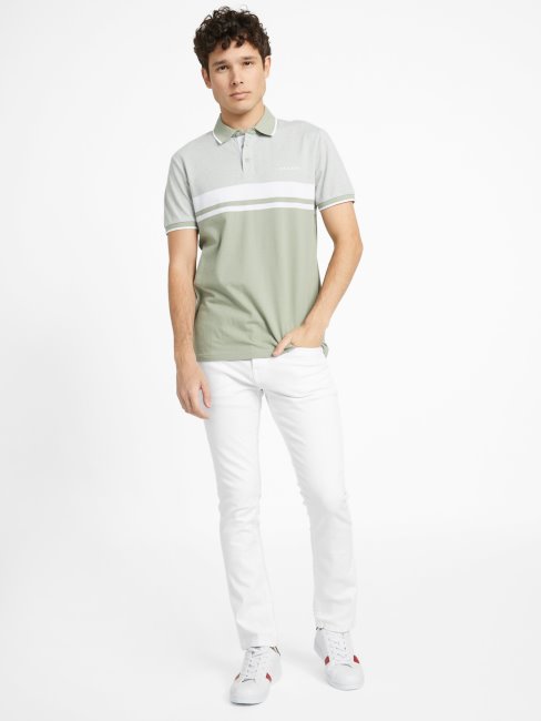 Guess Green Balsam Multi Eco Kai Polo Bloc De Couleur