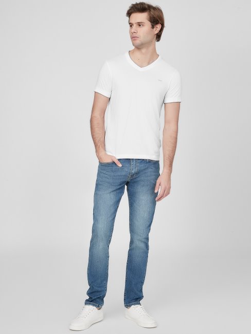 Jean Skinny Scotch Guess Délavé Moyen