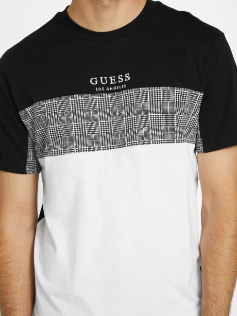 T-shirt à Col Ras Du Cou Karten Noir Jet Devinez