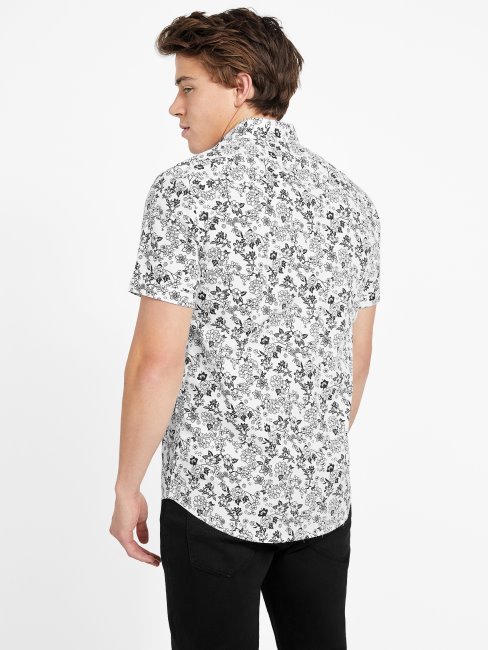 Nuisette Fleurie Jora Blanc Pur Guess