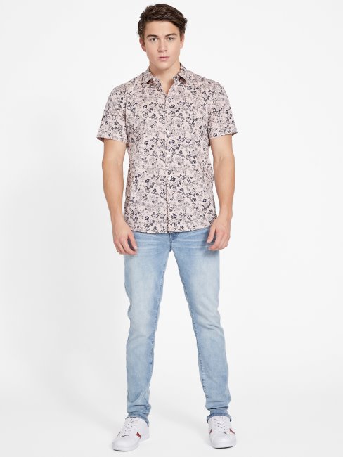 Chemise à Fleurs Vapor Rose Jora Guess