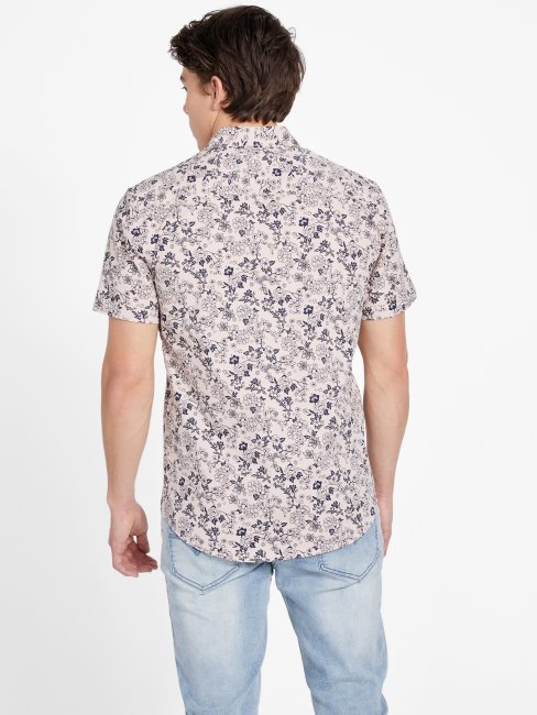 Chemise à Fleurs Vapor Rose Jora Guess