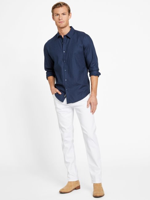 Nuisette Jacquard Busio Bleu Noirci Guess