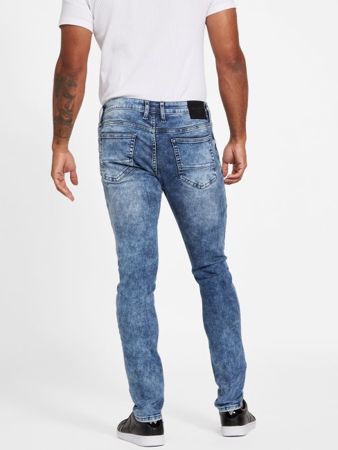 Eco Gasol Moto Jeans Skinny Medium Destroy Deviner