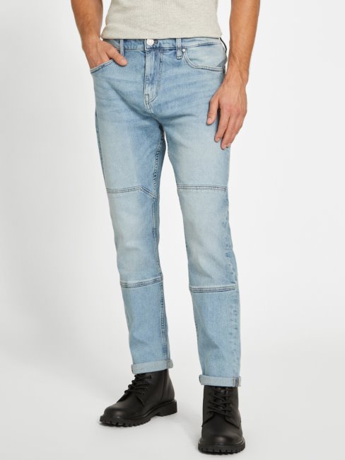 Guess Joey Jean Jean Droit Délavé Clair