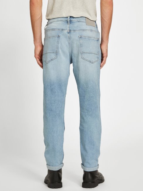 Guess Joey Jean Jean Droit Délavé Clair