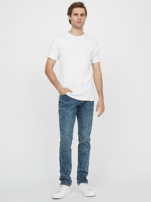 Jean Skinny Harold Scotch Délavé Moyen Guess