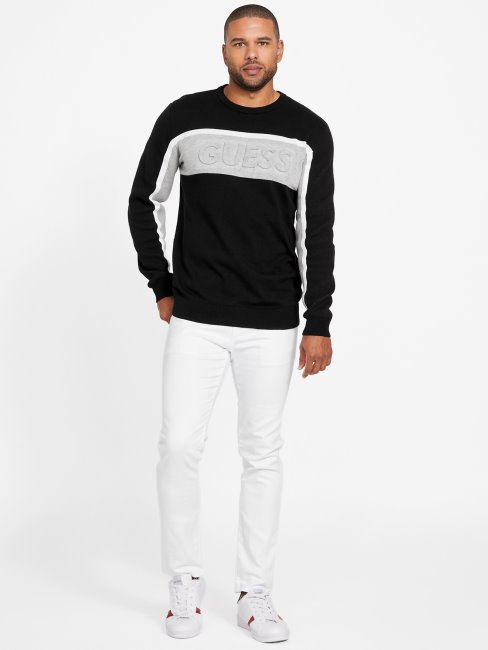 Pull Guess Noir Jet Rowe Color-block