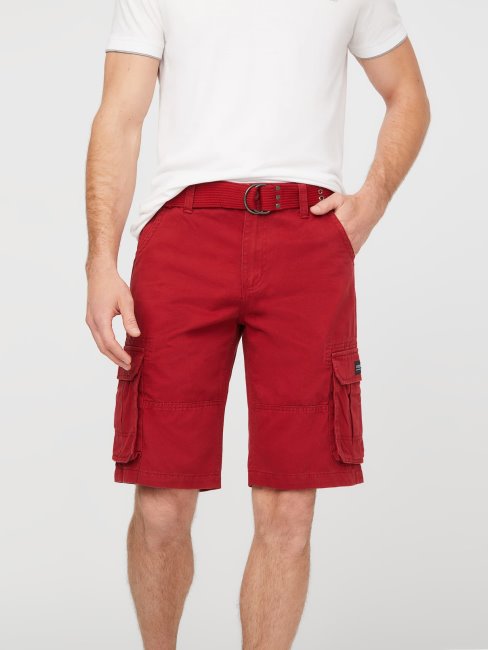 Guess Short Cargo Karl Rouge Noir